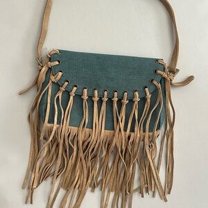 Fringe Jean Style Bag